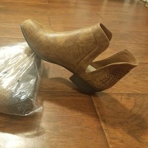 Just Fab Ankle Slip On Bootie